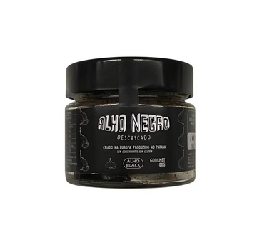 Alho Negro 100g no Vidro descascado 100% Natural da El Cordero