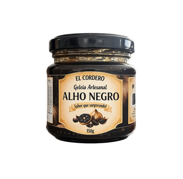 Geleia de Alho Negro 150g 100% Natural da El Cordero